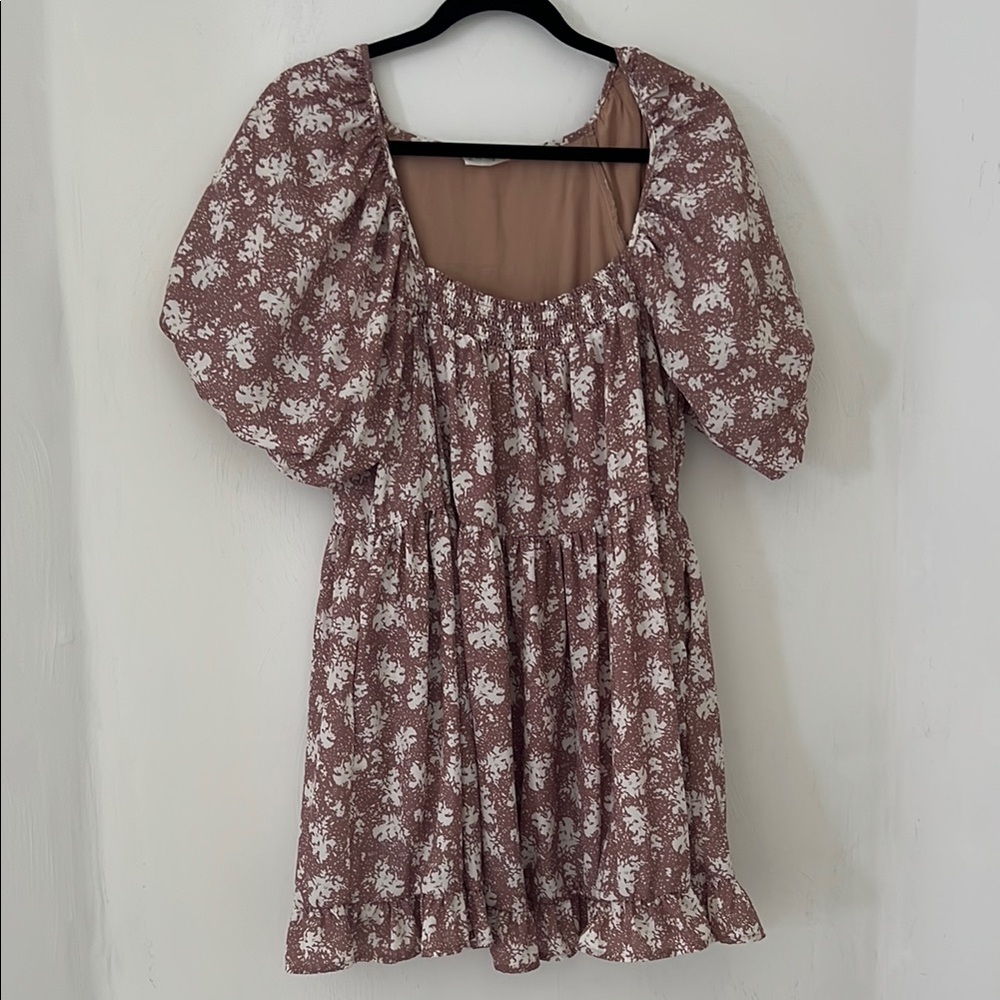 By Together Mauve Floral Dress